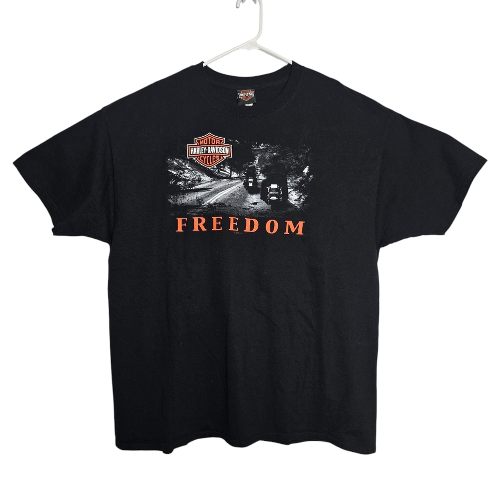 Harley Davidson Eagle Graphic T Shirt - Des Moines Iowa- Men's 2XL